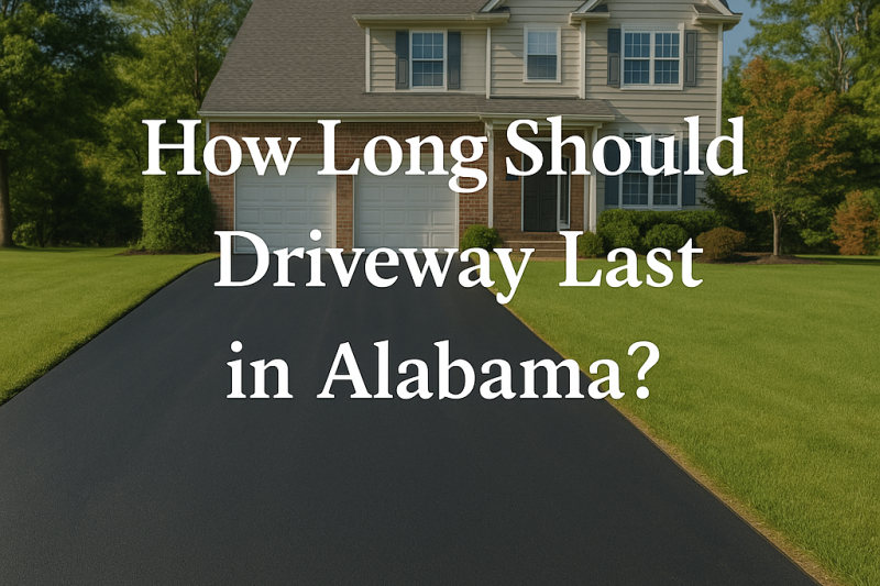 How long should a driveway last in Alabama